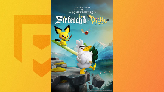 Pokémon Tales: The Misadventures of Sirfetch'd & Pichu: An image of the poster for Aardman's Pokémon Tales: The Misadventures of Sirfetch'd & Pichu