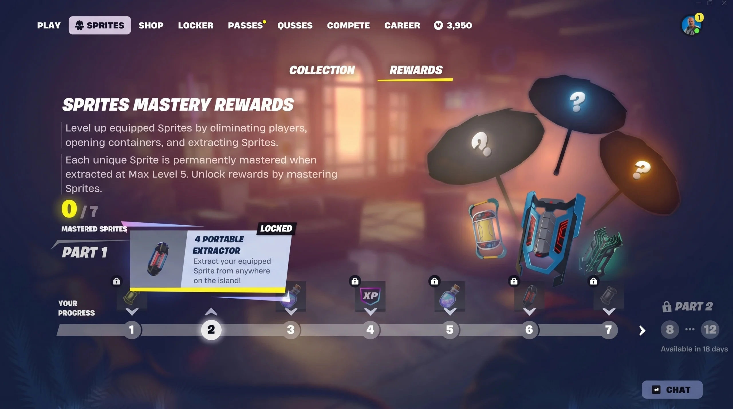 Fortnite Extraction Gizmos Sprite Mastery