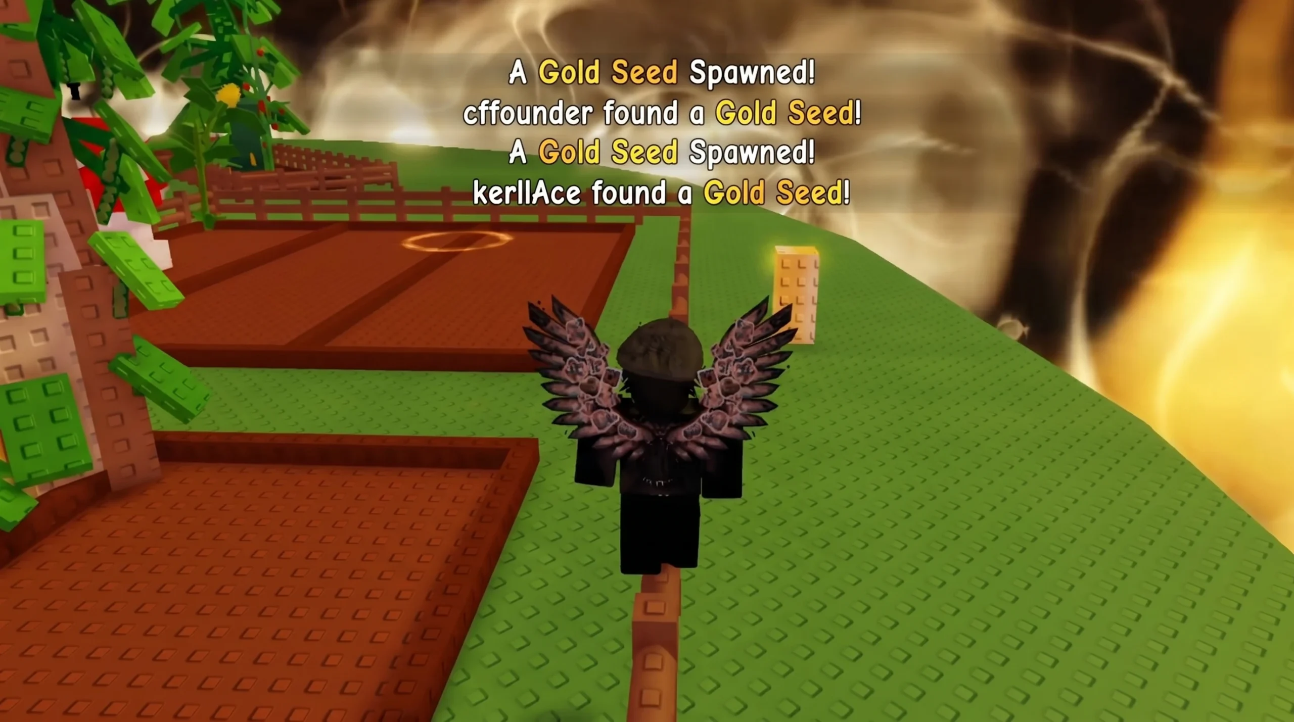 Gold seed spawn Grow a Garden 2