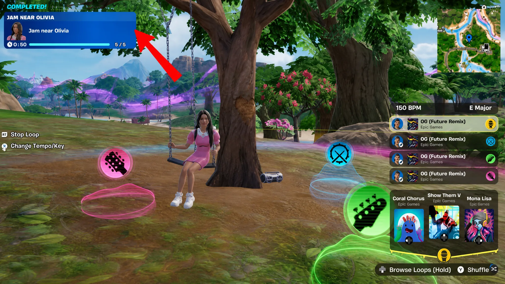 Fortnite Olivia Rodrigo Quest 4