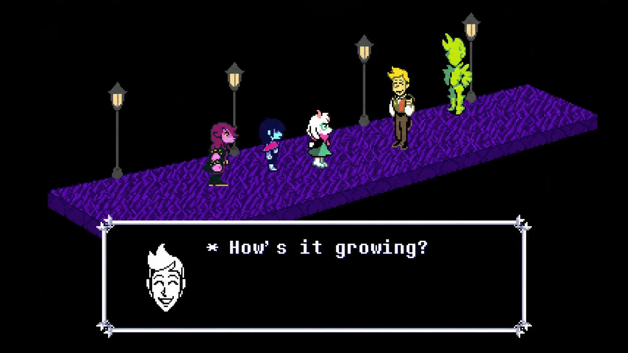 Meeting Flowery once more in the Dark Worlds