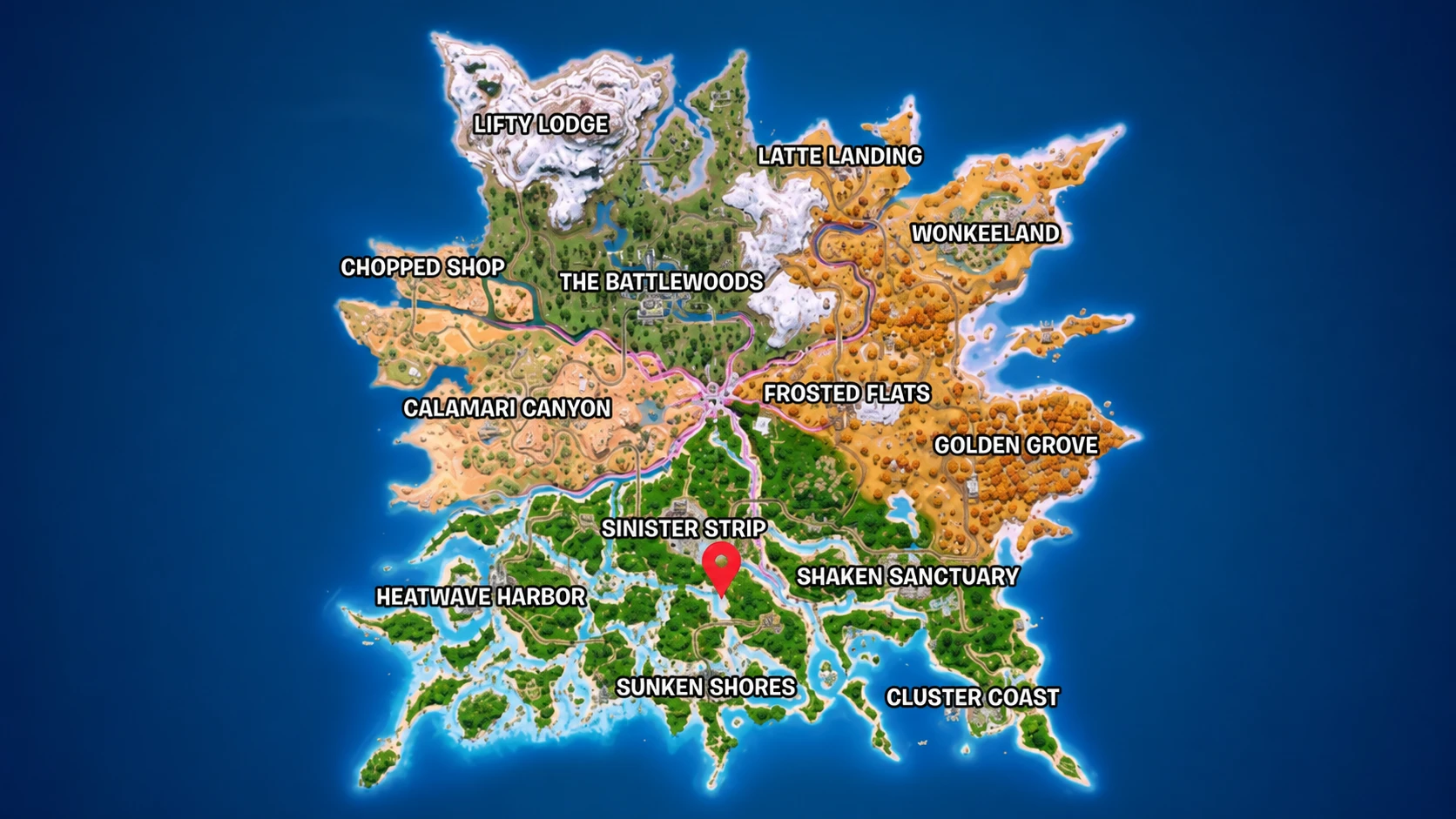 Olivia Rodrigo Easter egg map location in Fortnite