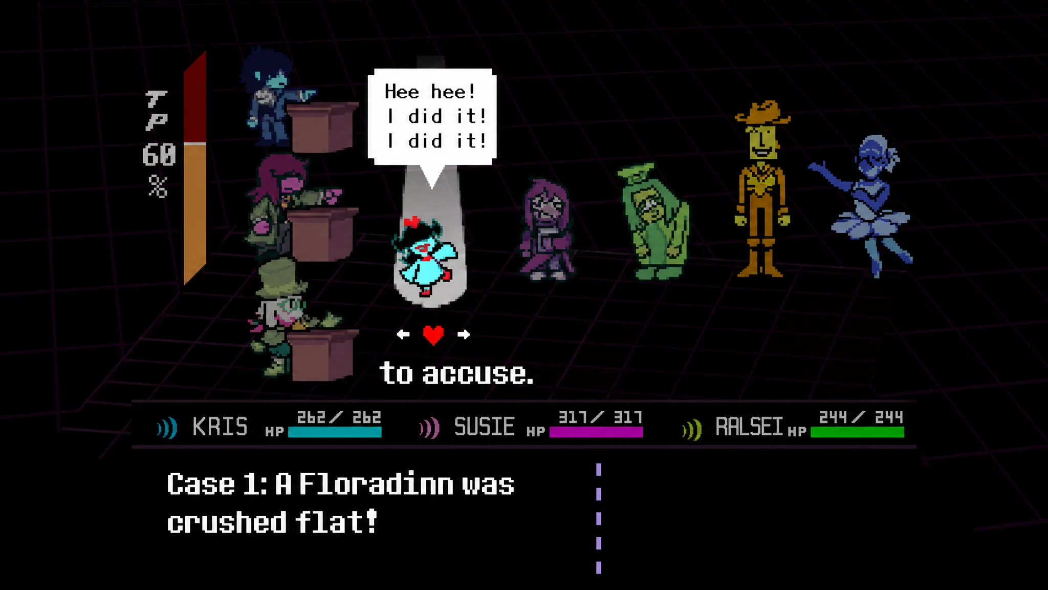 Aqua as the suspect