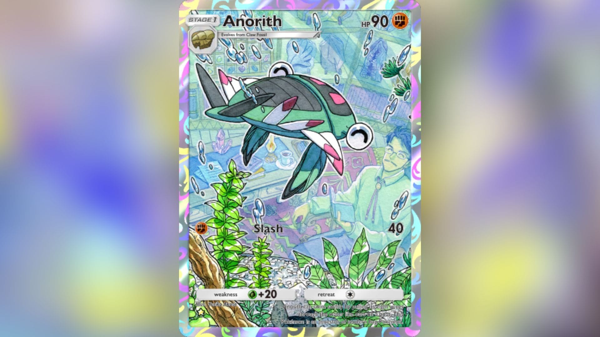 Genesect art rare card