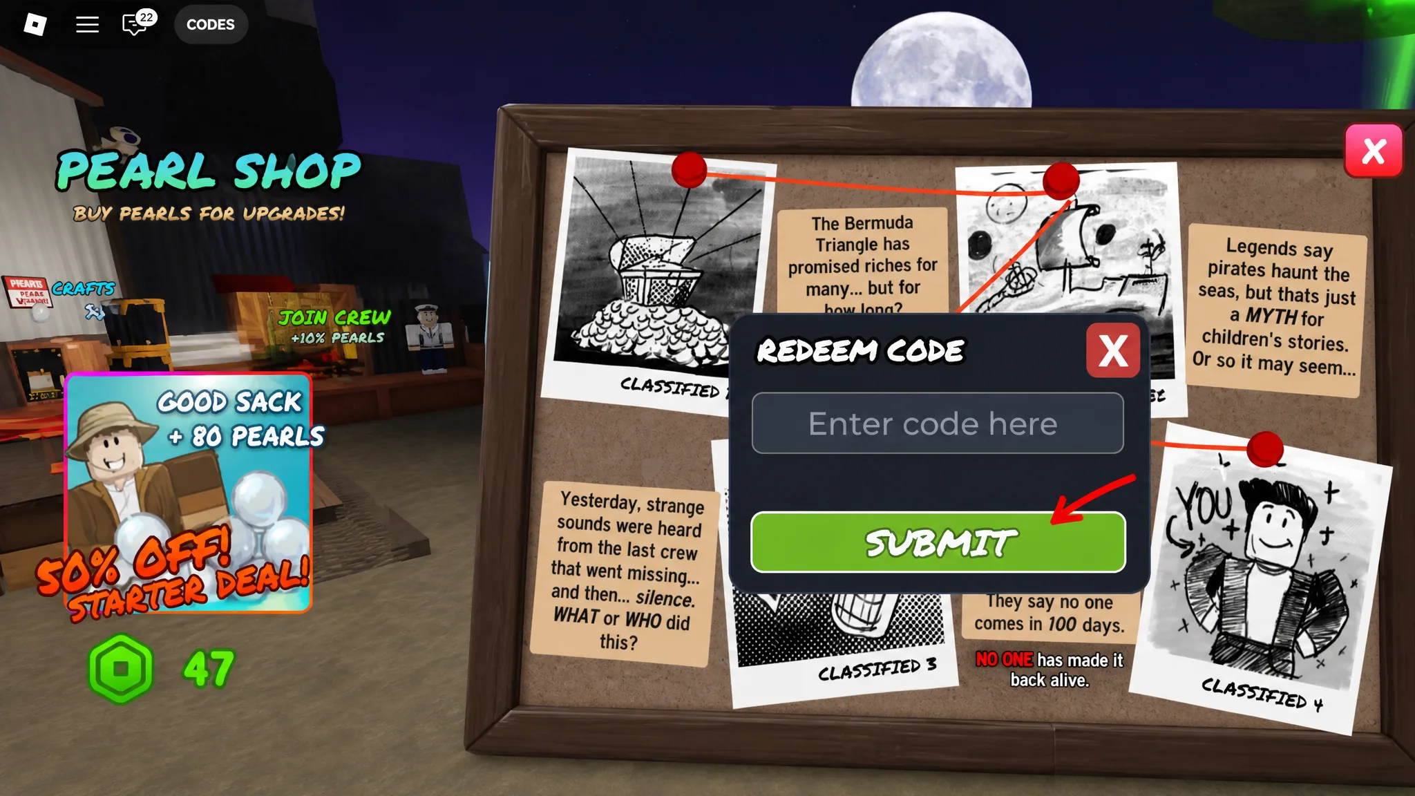 100 Days at Sea codes redeem