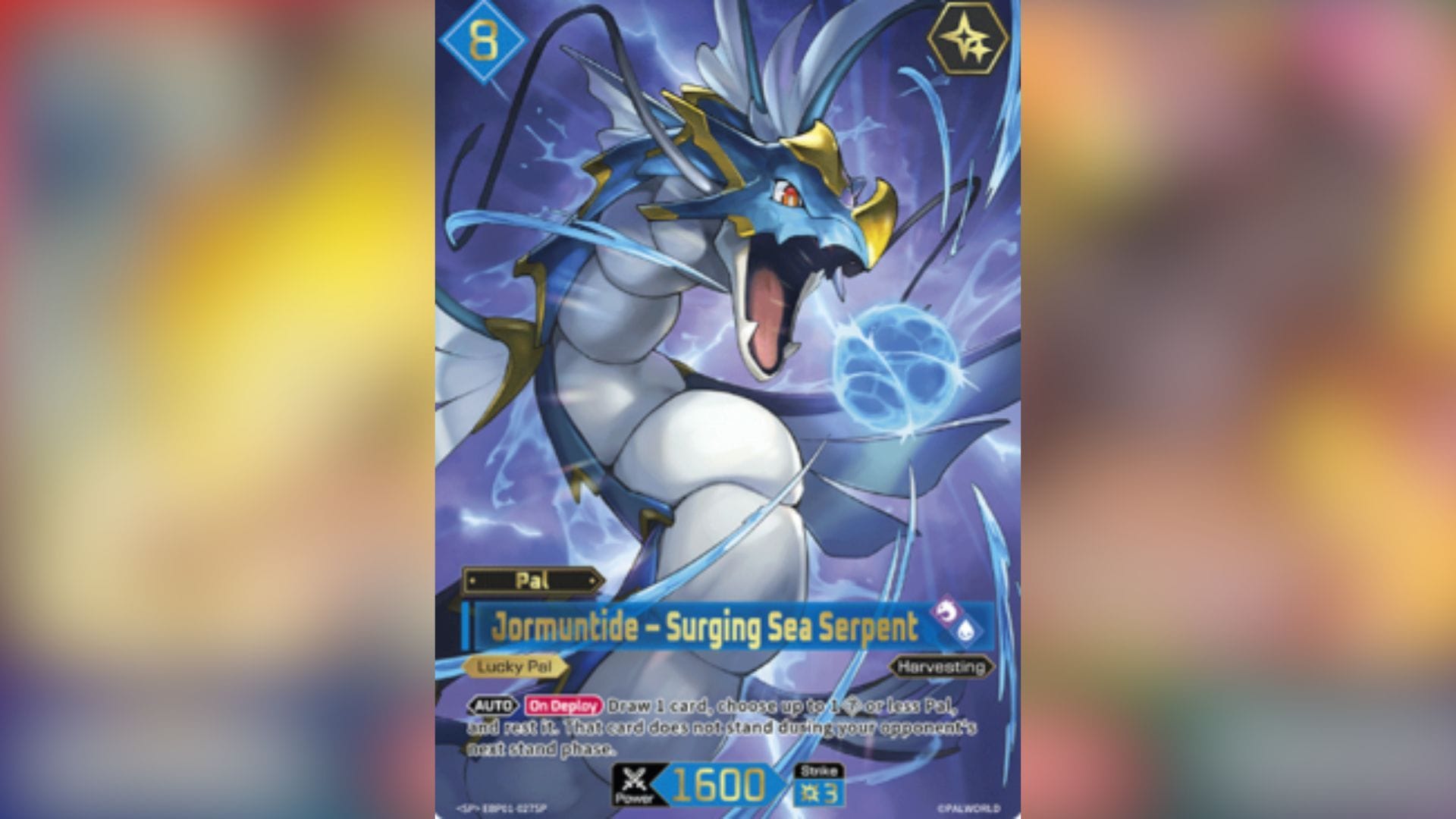 Jormuntide Surging Sea Serpent SP full art card