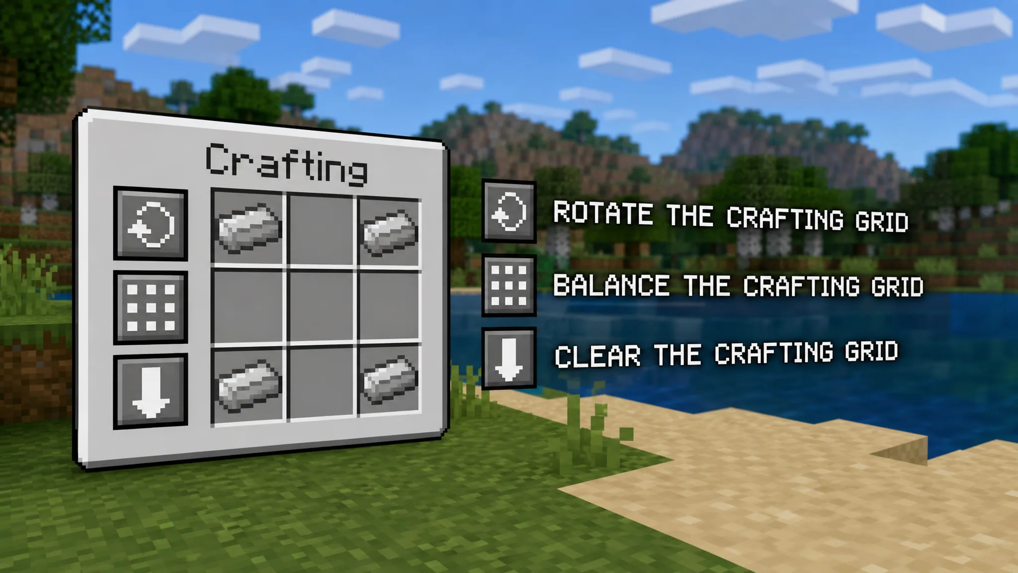 Crafting Tweaks mod in Minecraft