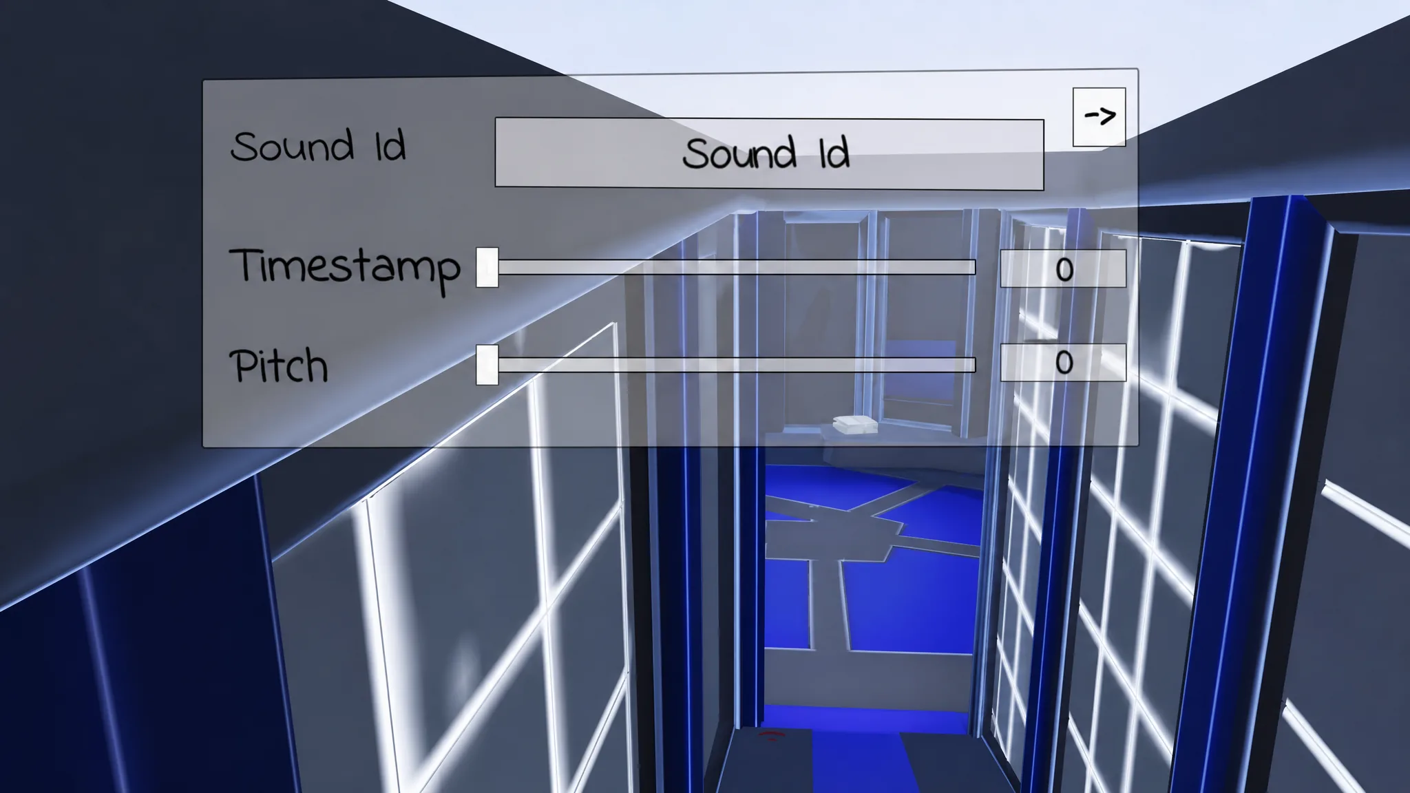 The Goal Sound Code input box in Azure Latch