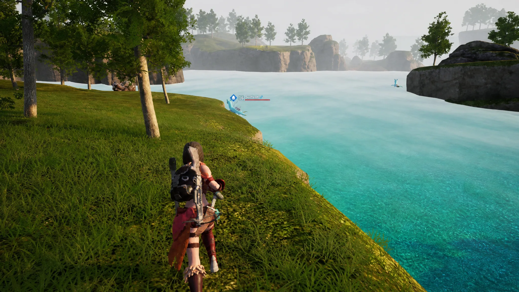 Surfent early water mount in Palworld
