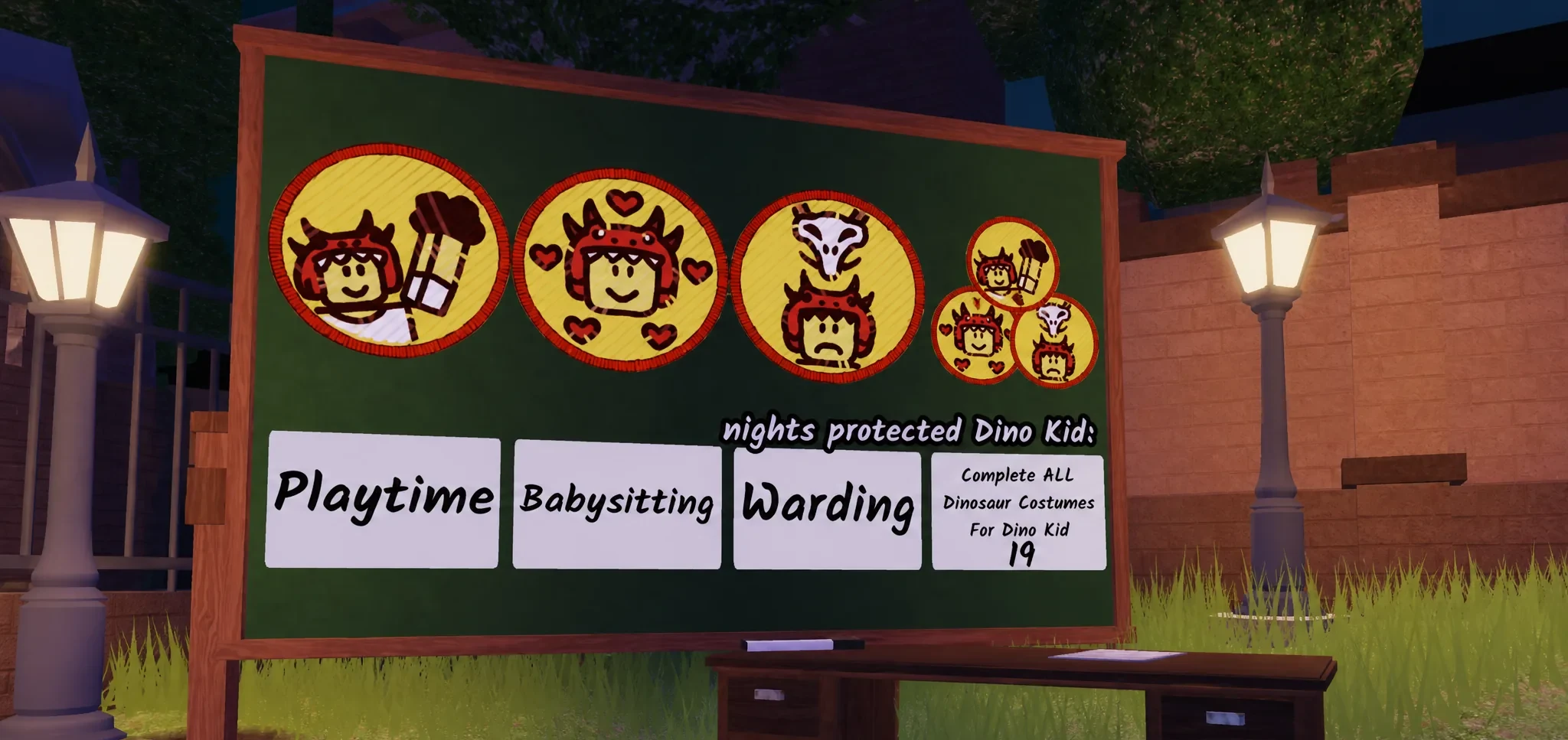 Dino Kid Event Badges n 99 Nights in the Forest