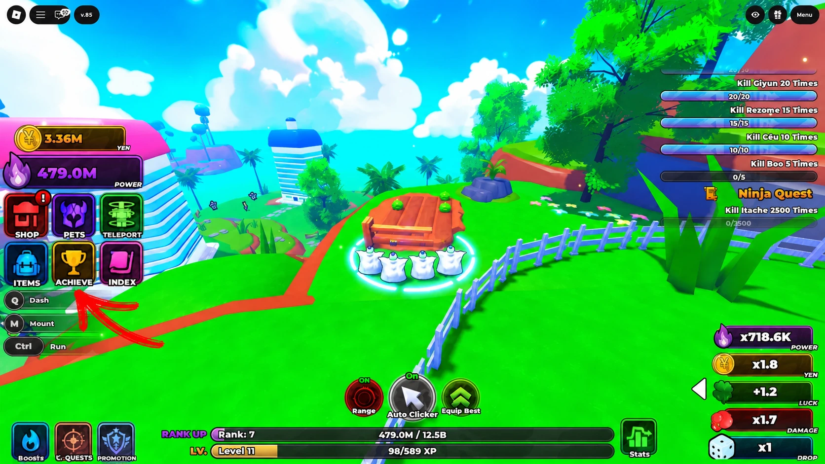 Accessories in Anime Astral Simulator