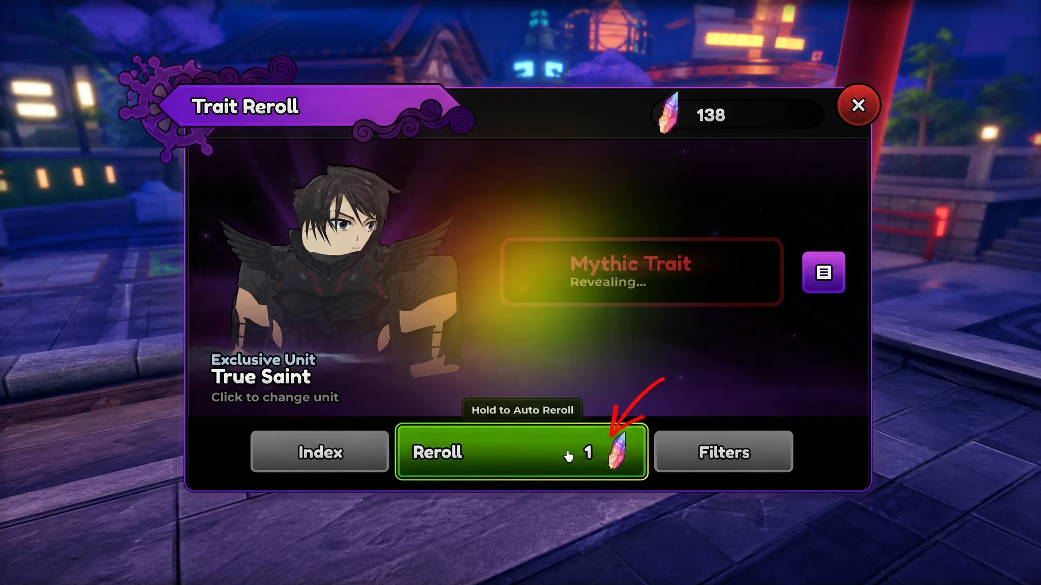 Trait Reroll in Anime Expeditions