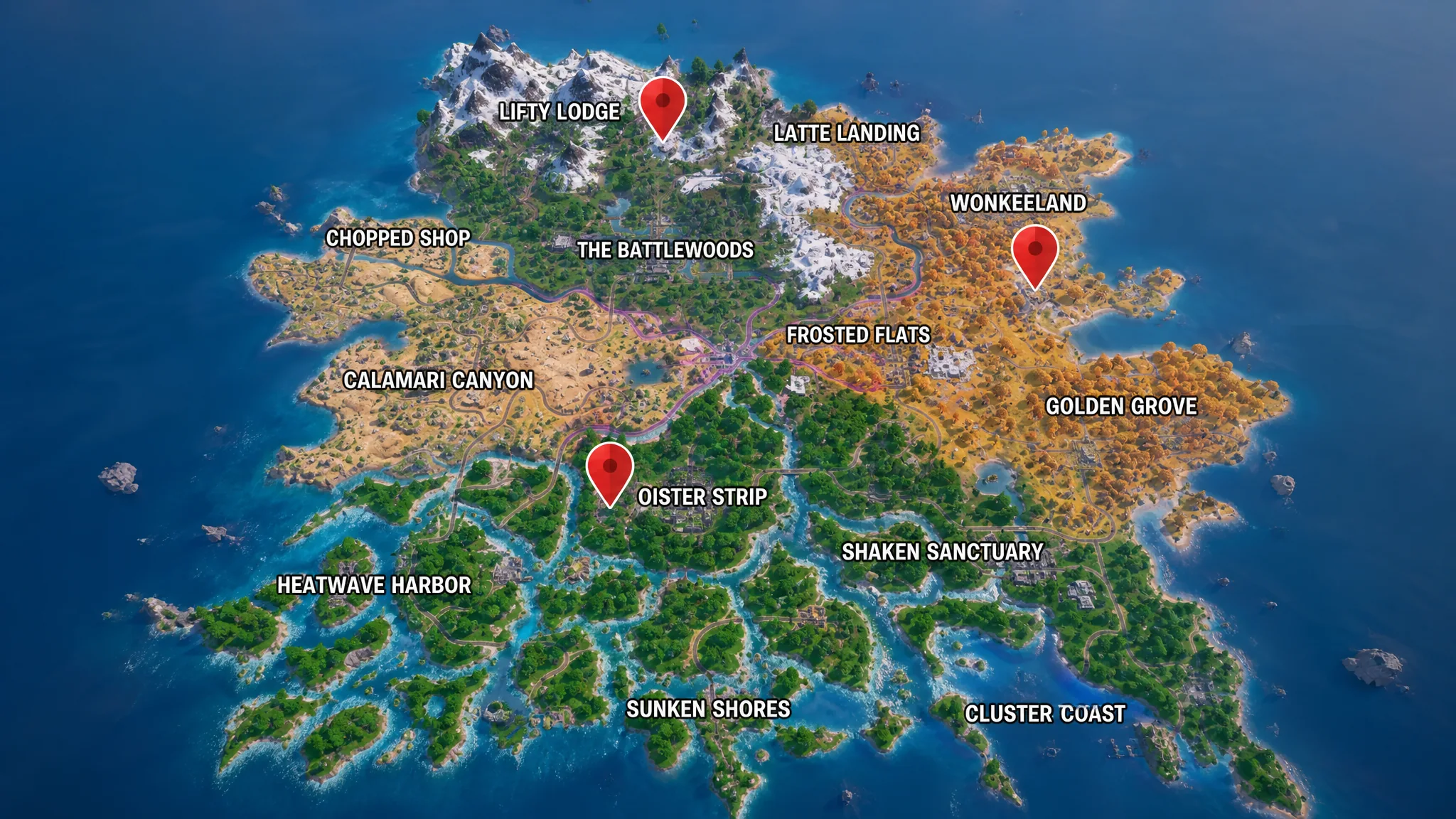 All Batman Character Locations in Fortnite Chapter 7 Season 3