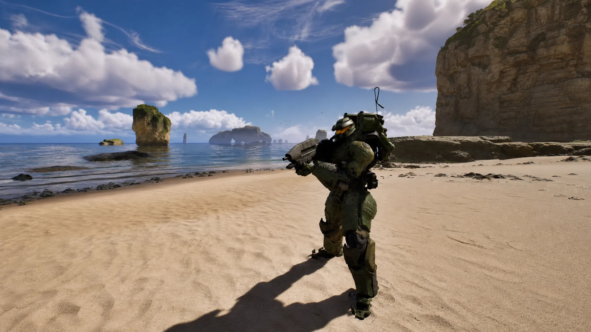 Fantastic Spartan orange armor in Halo: Campaign Evolved