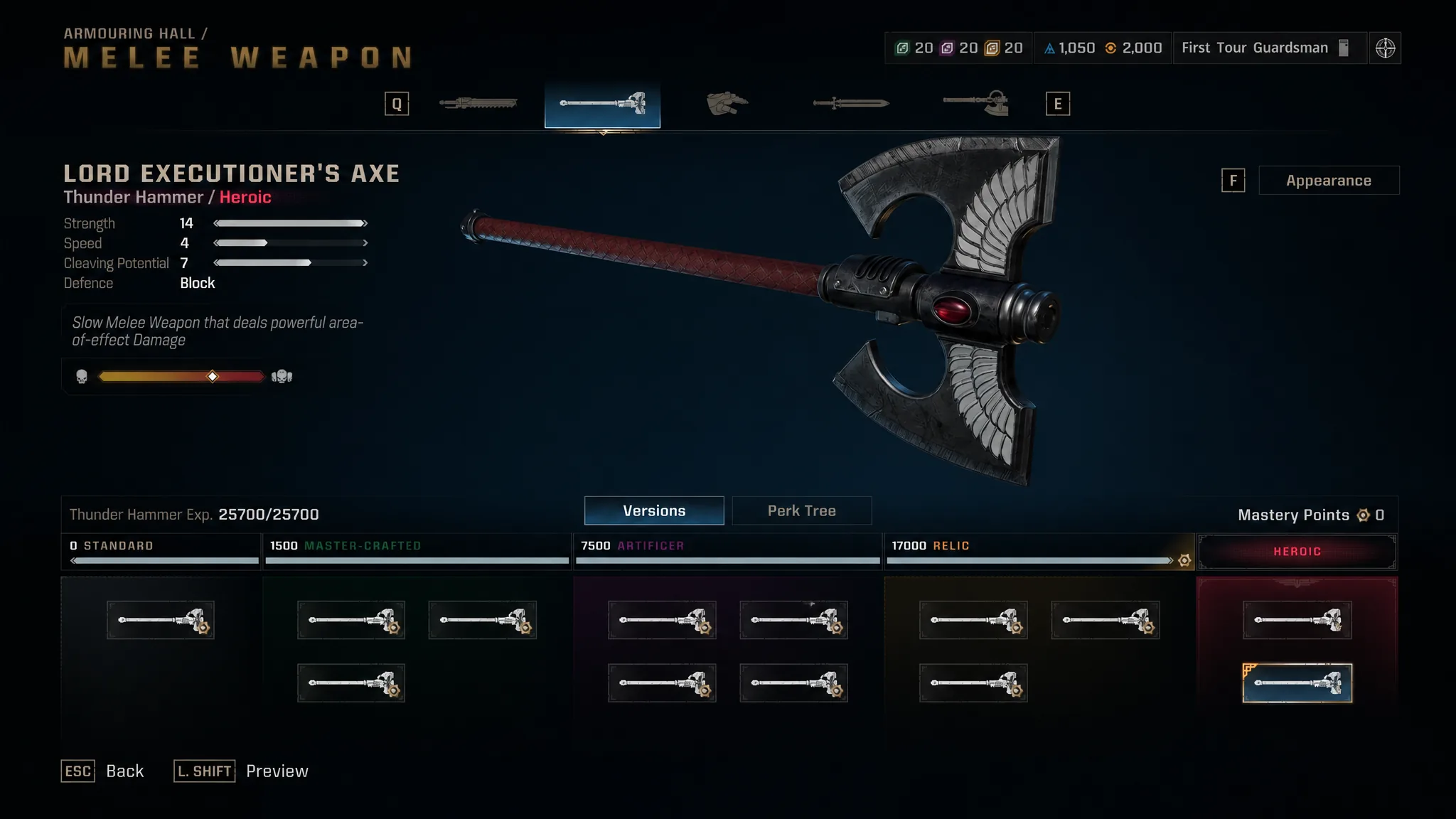 Salamanders Power Sword Heroic weapon