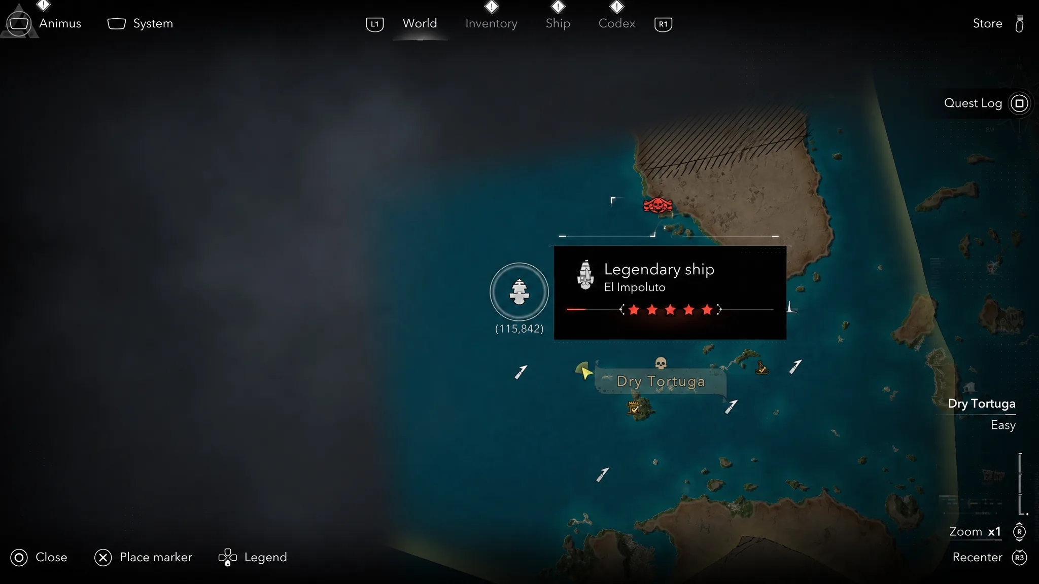 El Impoluto legendary ship fight