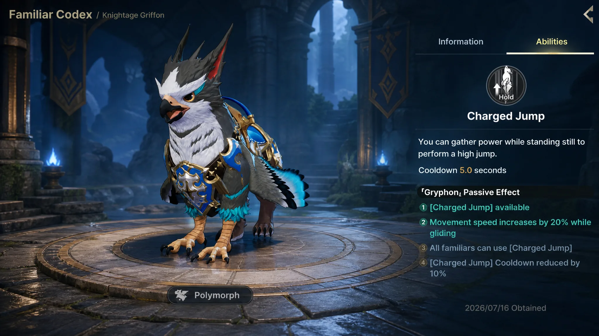 Familiars roster in DragonSword: Awakening