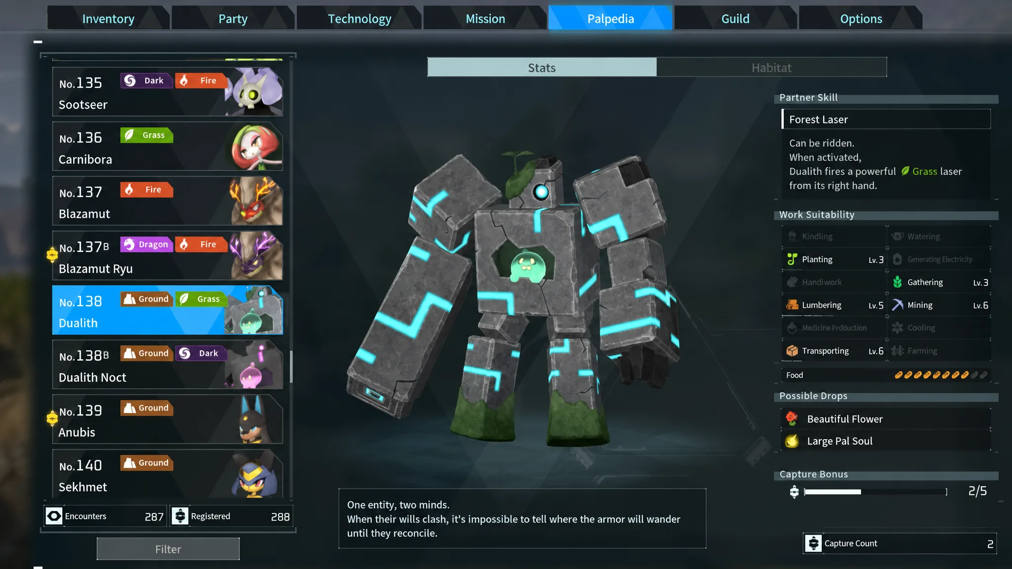 A golem-powered Alpha Pal in Palworld 1.0