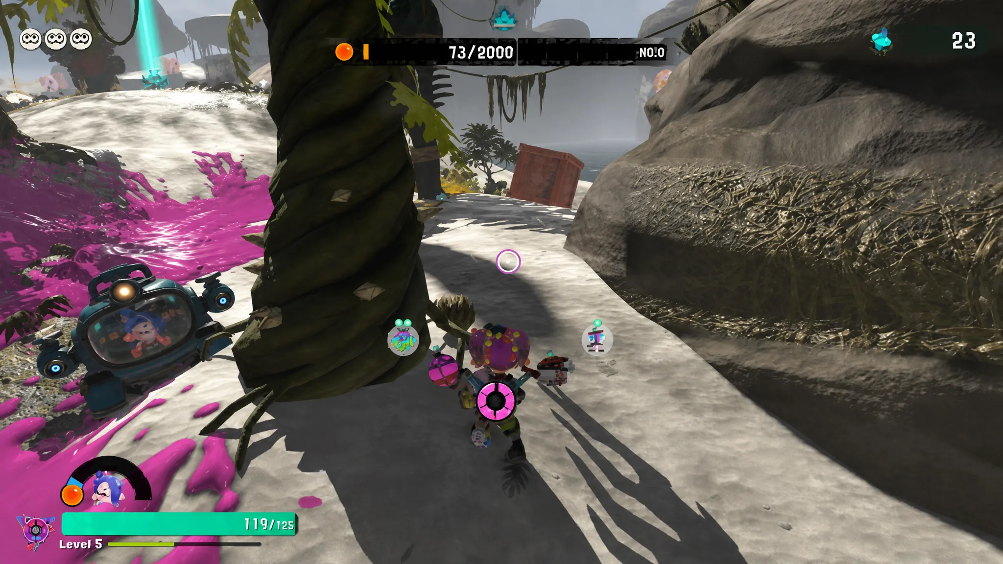 Where to find the Splatoon Raiders Briny Scroll crate in lintle inlet