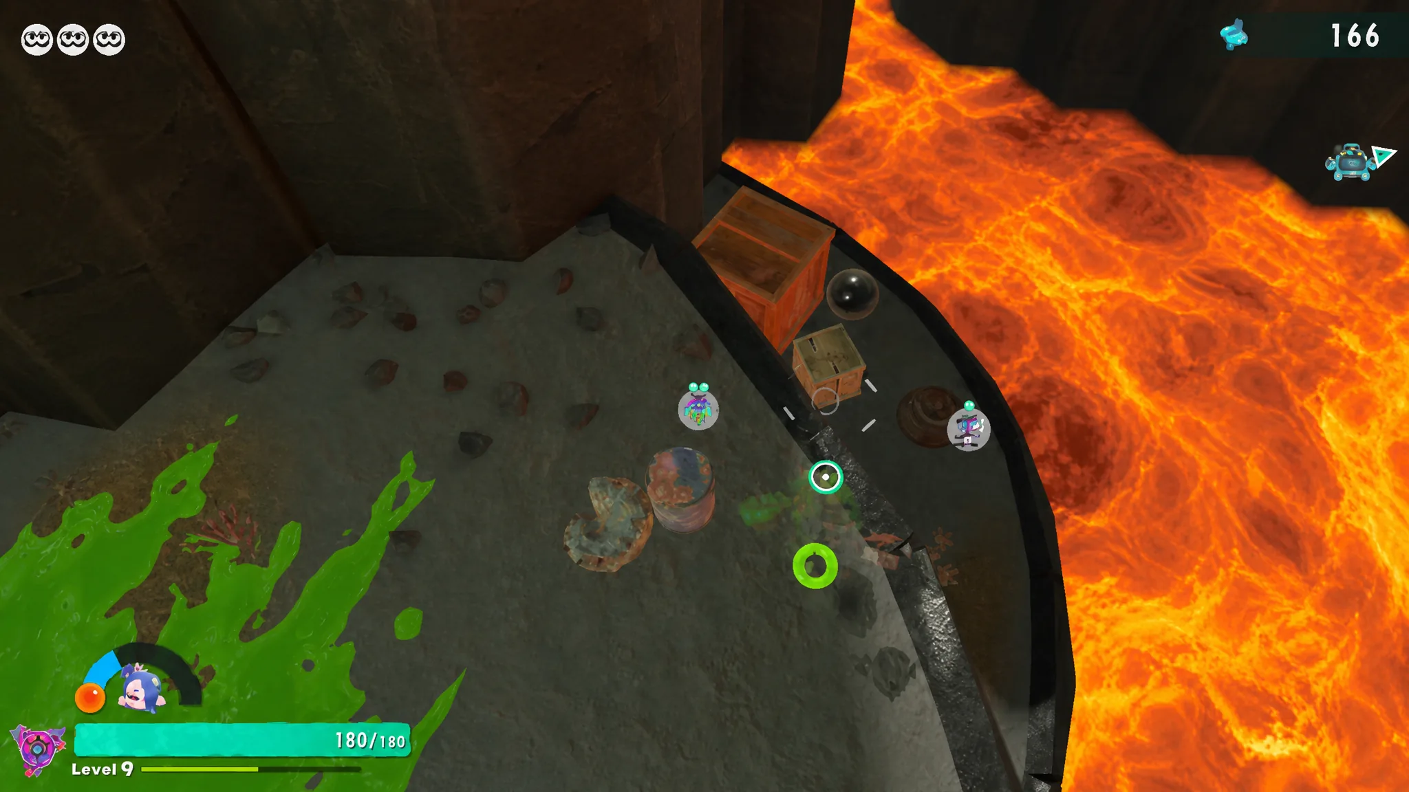 Where to find the Splatoon Raiders Briny Scroll crate in fridda trail