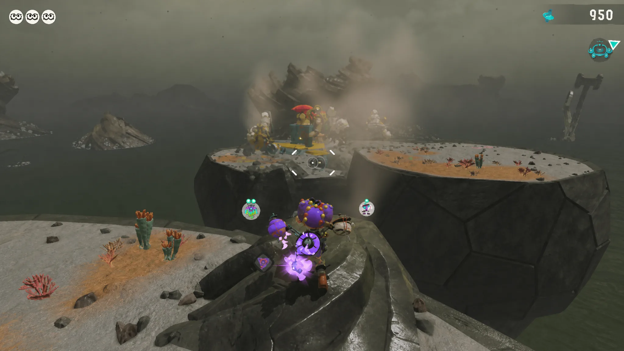 where to find the Splatoon Raiders - sahlse vents compass
