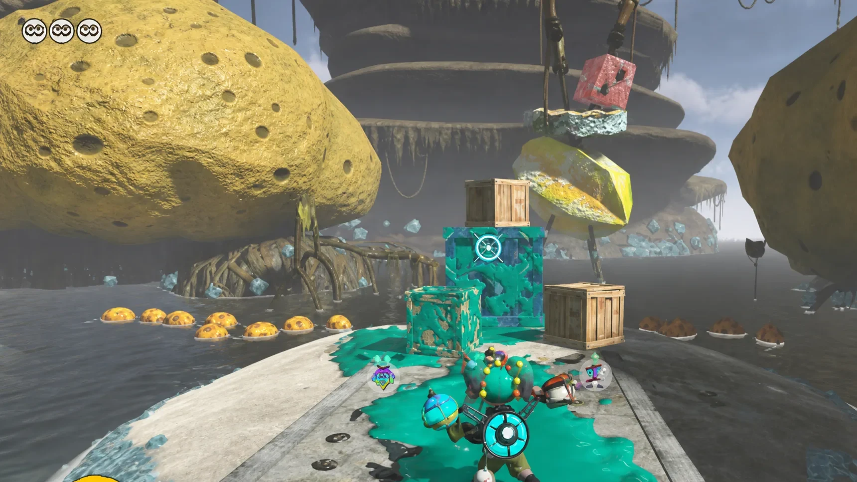 where to find the Splatoon Raiders - carbanyara wetlands compass