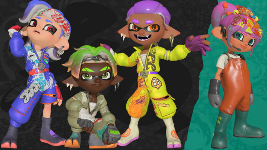 Four splatoon raiders outfits you can get using amiibo figures