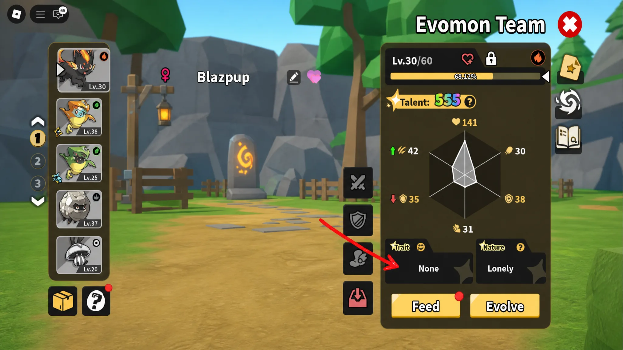 Trait Reroll