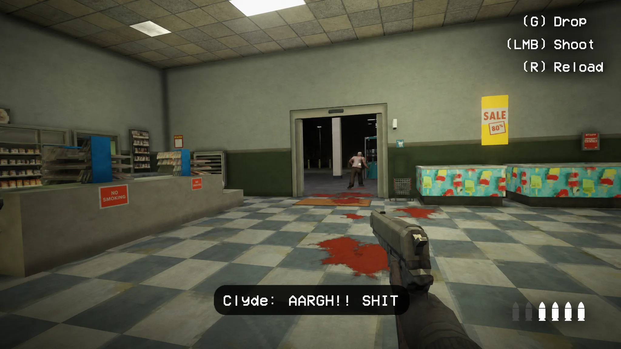 Killing an enemy with a mine in Shift at Midnight