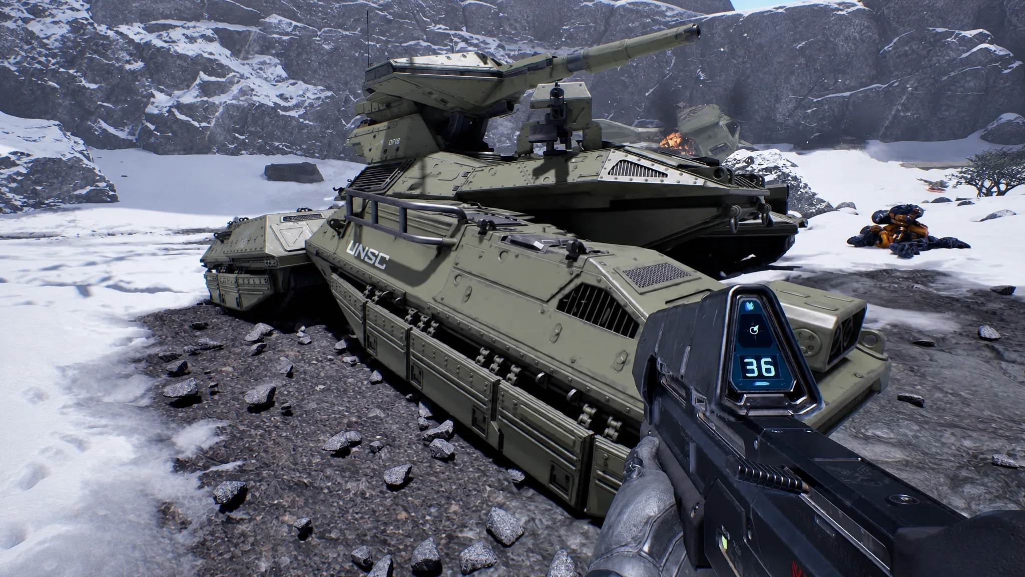Ghost hover bike in Halo: Campaign Evolved