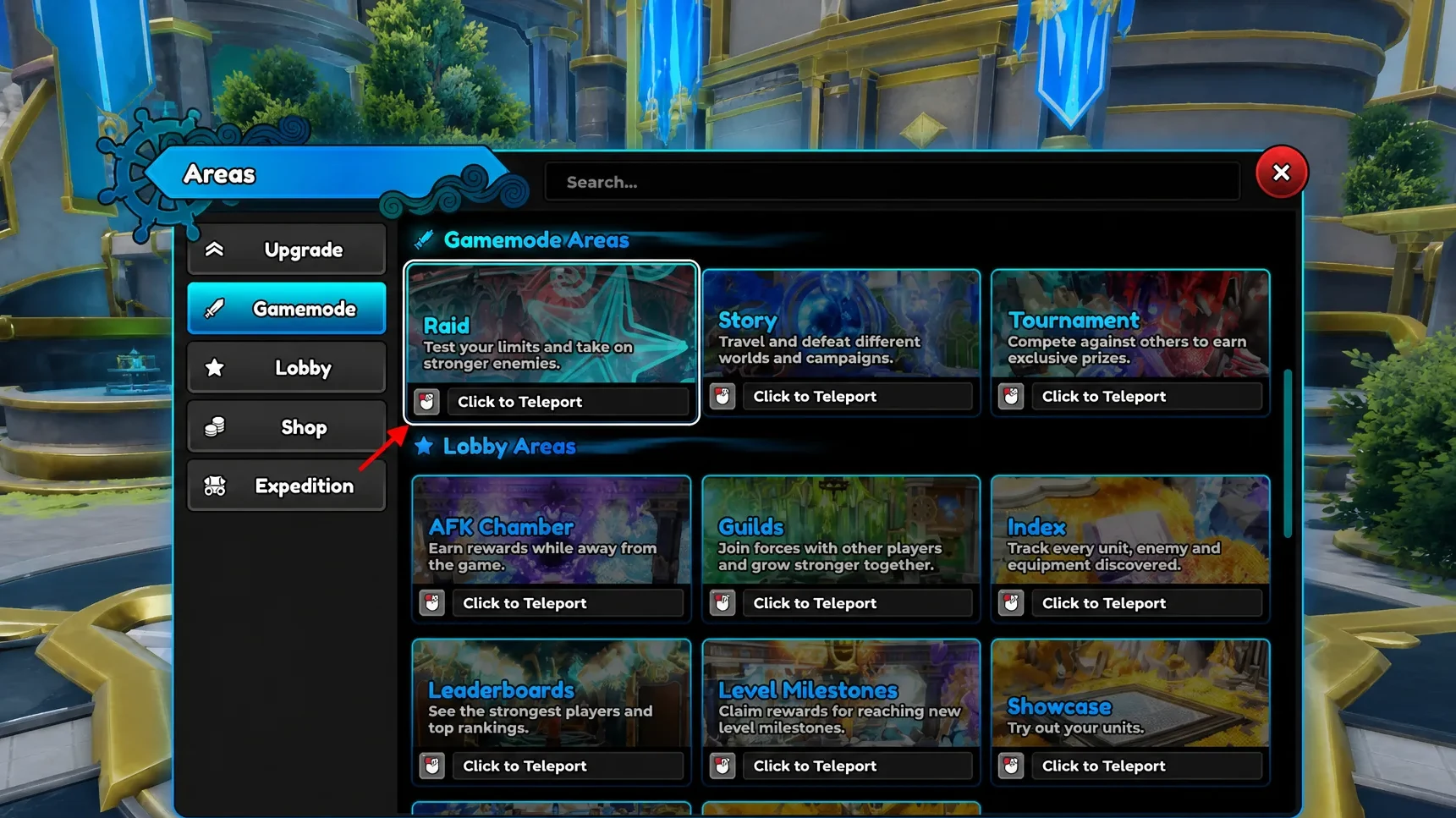 Play Raids in Anime Expeditions