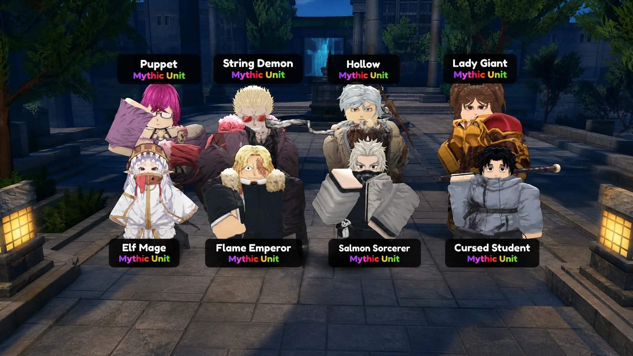 Anime Expeditions mythic units banner