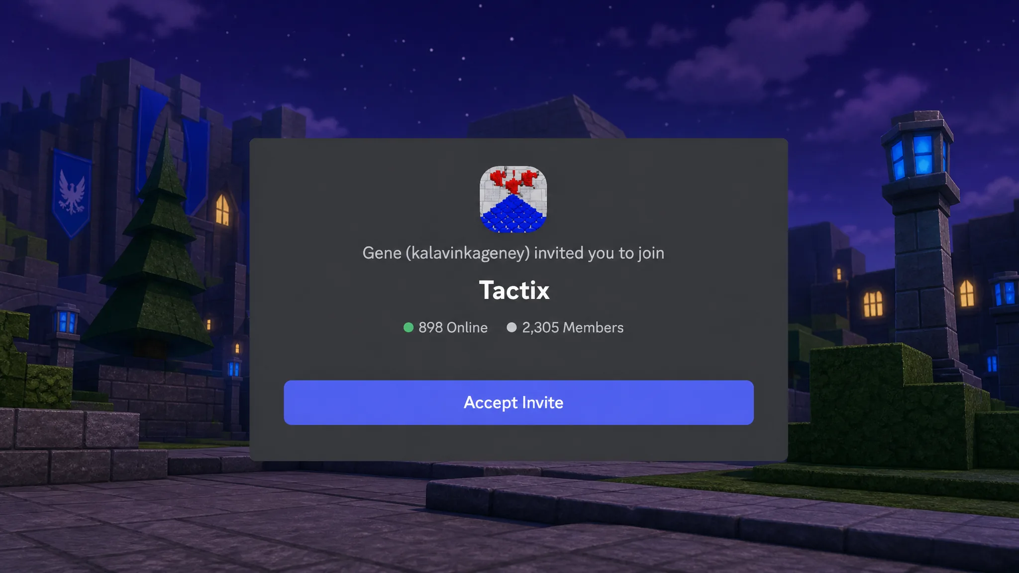 Build the Legends codes: An image of the Build the Legends Discord server