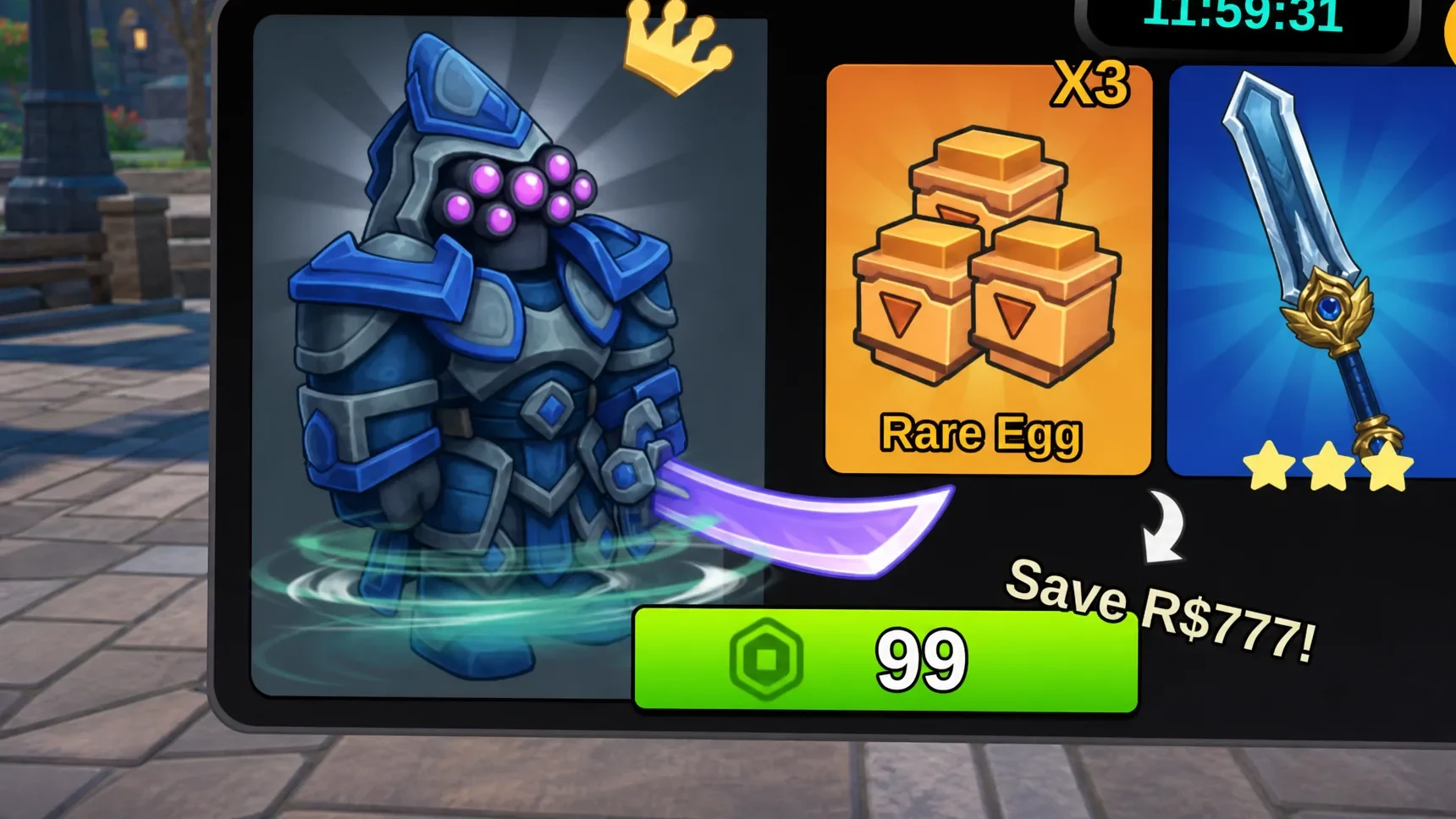 Build the Legends codes: An image of the Starter Pack in Build the Legends