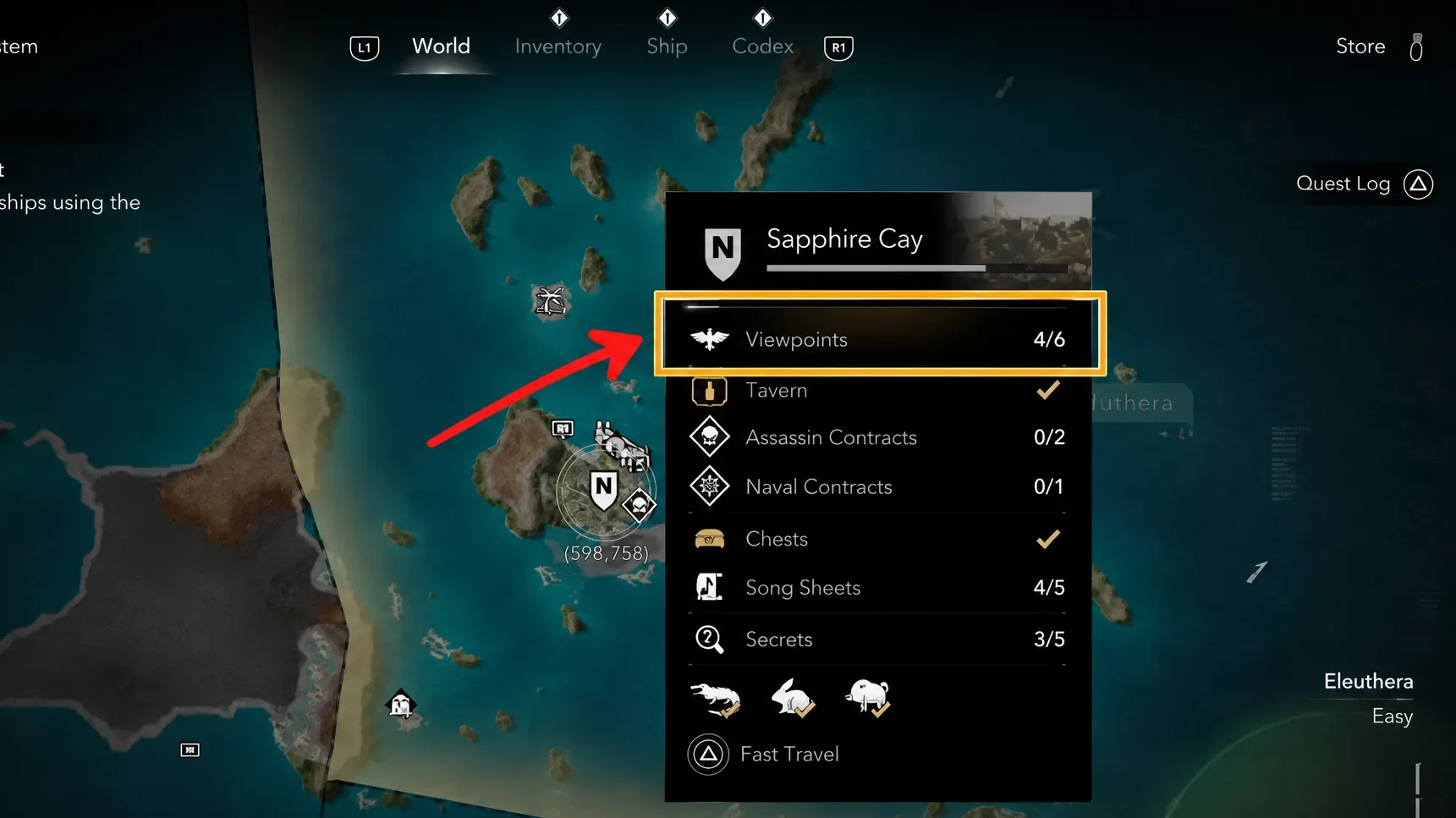 Assassin's Creed Black Flag Resynced Fast Travel
