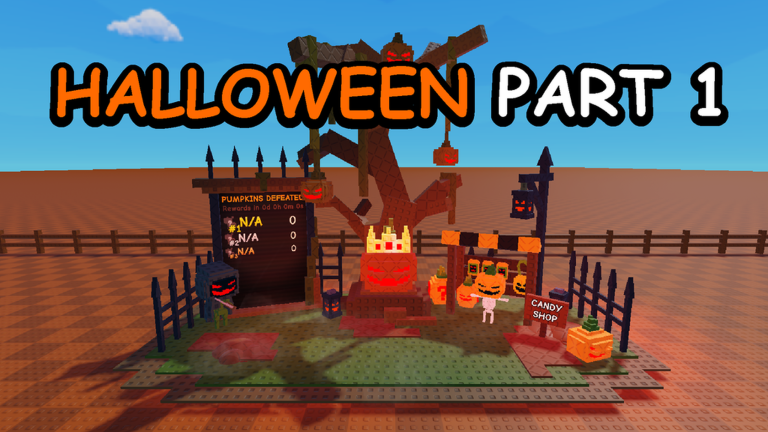 Artwork for the Halloween Part 1 event in Capybaras VS Plants