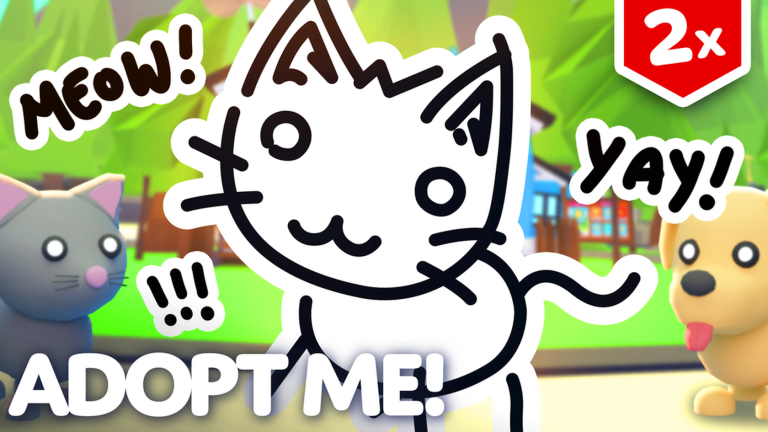 Artwork for the 2D Tuesday event in Adopt Me