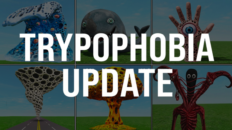 Artwork for the TRYPOPHOBIA UPDATE event in SCP MORPH