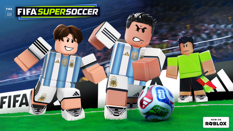 Artwork for the FIFA Super Soccer LAUNCH! event in FIFA Super Soccer