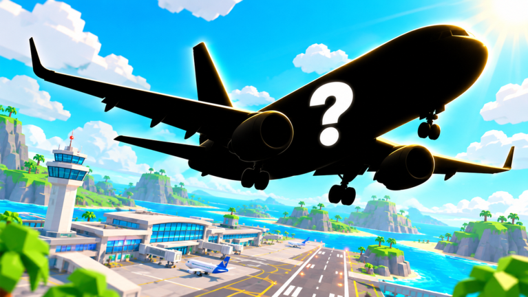 Artwork for the ✈️ New Secret Plane! event in Bumpy Flight