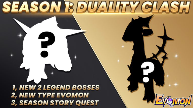 Artwork for the Season 1: Duality Clash event in Evomon