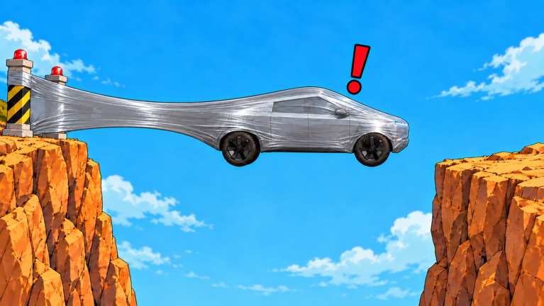 Artwork for the ADMIN ABUSE event in Cars VS Tape