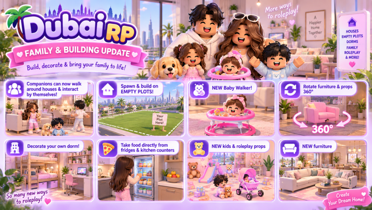 Artwork for the 🧸 Kids & Building Update event in Dubai RP