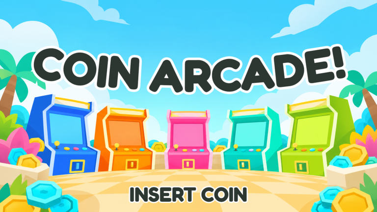 Artwork for the 🕹️ COIN ARCADE! 👾 event in Pet Simulator 99