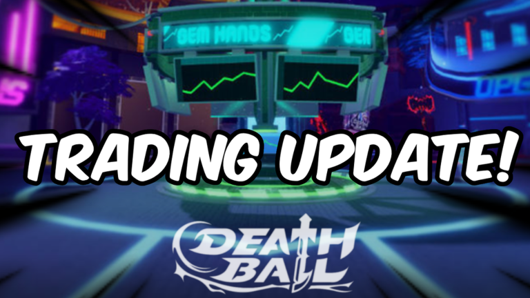 Artwork for the NEW TRADING FEATURES event in Death Ball