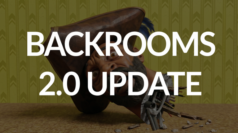 Artwork for the Backrooms 2.0 Update event in SCP MORPH