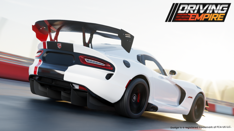 Artwork for the DODGE IS HERE!✨ event in Driving Empire