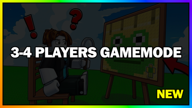 Artwork for the [😎] 4 Player Gamemode! event in Hide In Pixels