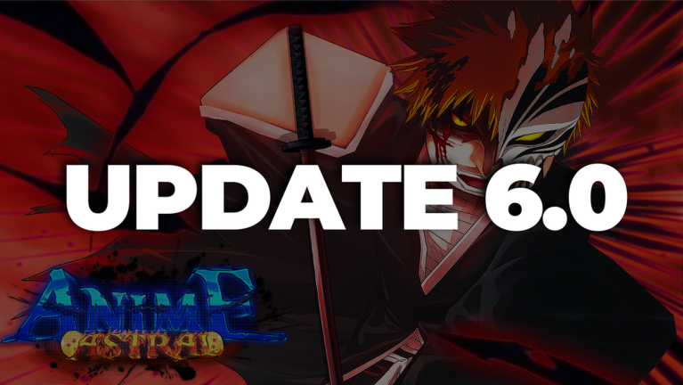 Artwork for the UPDATE 6! event in Anime Astral Simulator