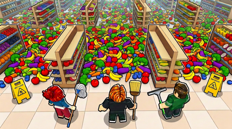 Artwork for the Mid-Week Update event in Clean the Supermarket